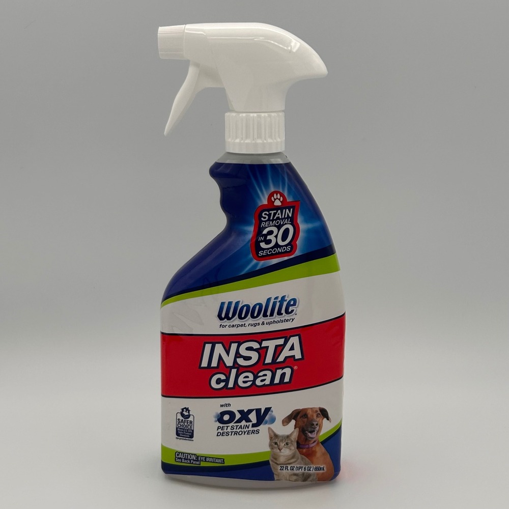 Woolite InstaClean Pet Stain Remover 22oz Oxy Carpet Upholstery Cleaner